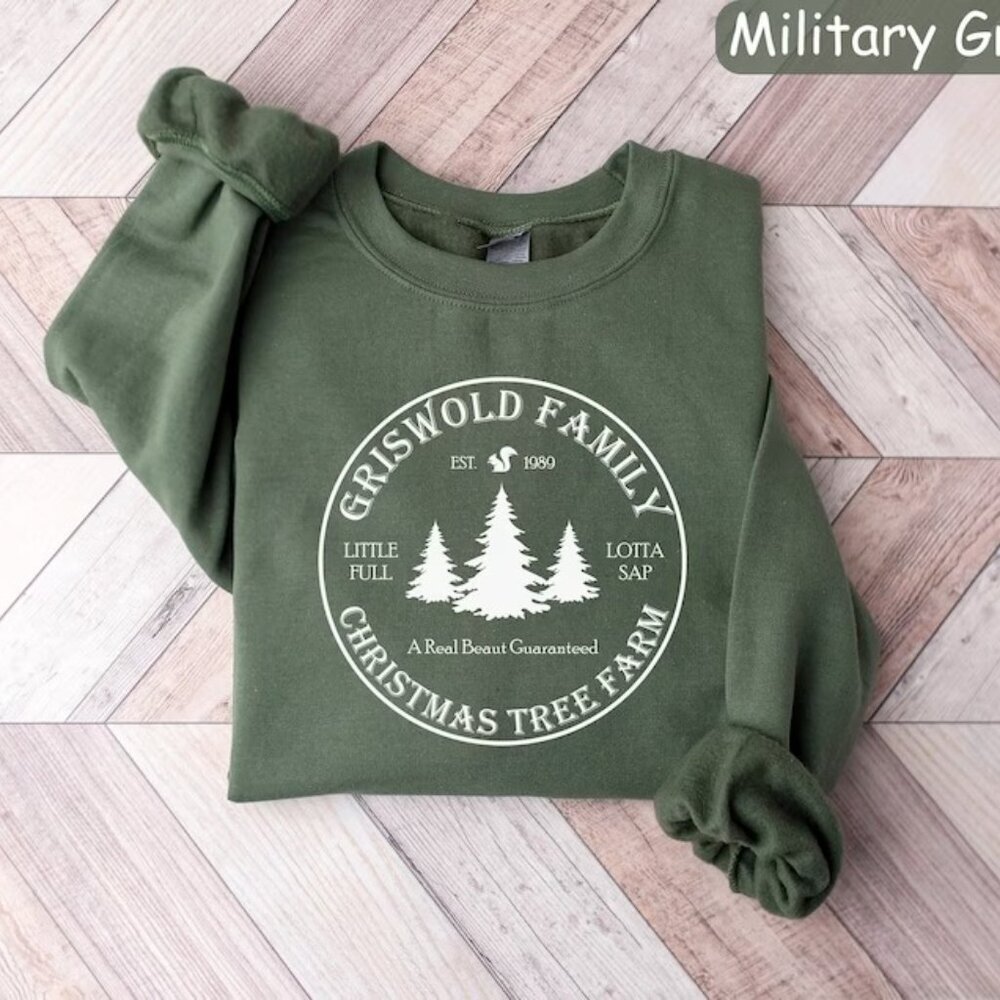 Christmas Tree Farm Griswold Sweatshirt Funny Holiday Movie Cozy Pullover 05